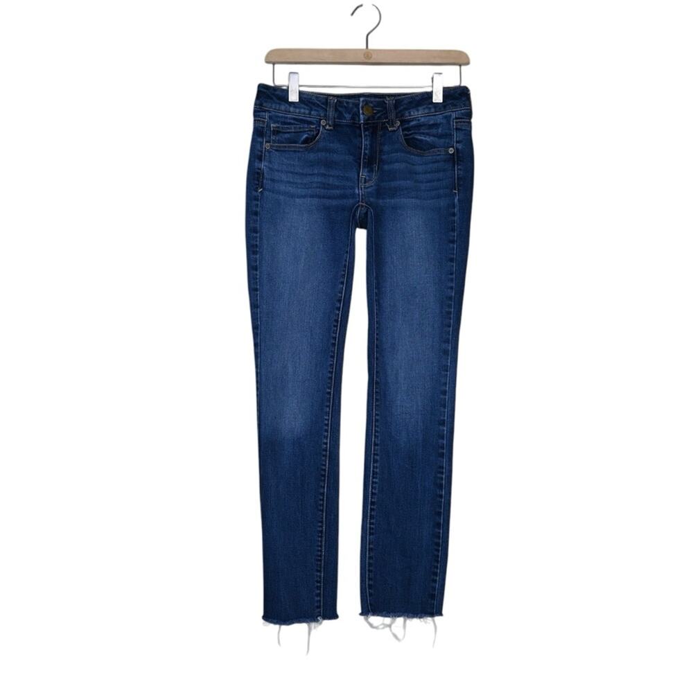American Eagle Womens 2 Raw Hem Skinny Jean